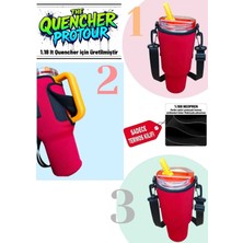 Mela 1.18 Lt The Quencher Protour Flipstraw  Neopren Termos Kılıfı ve Omuz Askısı