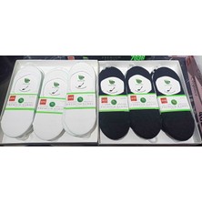 Şirin 4023 Dikişsiz Silikonlu Bambu Bayan Babet6 Adet