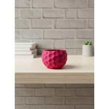 Asiltech Mini Mor Dekoratif Saksı 5 cm Modern Masaüstü Bitki Saksısı