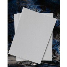 Esila Kağıtçılık Ebru Kağıdı Ebru Sanatı Kağıdı 25 x 35 cm 110 G 50' Lü Beyaz
