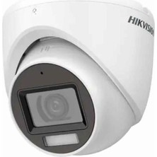 Hikvision Ds-2Ce70Df0T-Lpfs 1080P 2Mp 2.8Mm Color Vu Sabit Lens İr Dome Kamera