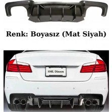 ⚫ Bmw F10 M Tech 2010–2017 M5 Competition Difüzör 🚗 Güçlü ve Sportif Arka Tasarım!
