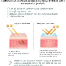 3W Clınıc Hassas Ciltler Için Aloe Vera Içeren Yatıştırıcı Büyük Boy Güneş Kremi 3W Clinic Spf 50 Pa 70 ml