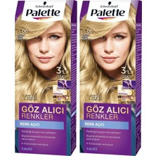 Palette 0-00 Yoğun Renk Açıcı Saç Boyası Krem Form 2 Adet Amonyaklı Derinlemesine Etki