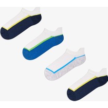 Penti Erkek Çocuk Color Block Sprint 4 'lü Patik Çorap