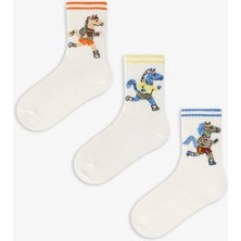 Penti Erkek Çocuk Look Retro 3 'lü Tns Soket Çorap