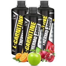 Thermo L-Carnitine 3000 Mg x 3 Adet - 3000 ml - 3 Leziz Aroma - 120 Servis - L-Karnitin