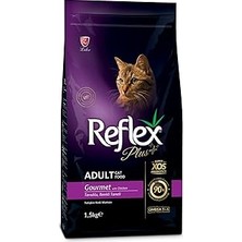 Uravas Store Yetişkin Kediler Için Tavuk Etli, Renkli Taneli 1,5 kg