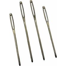 Ozan Tuhafiye Metal Yün Iğnesi 4'lü Set 6 cm ve 7 cm Uzunlukta Dayanıklı Malzeme