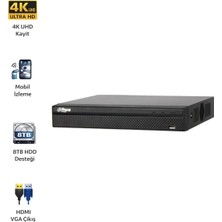 Dahua NVR2104-4KS3 4 Kanal Ip Kamera Network Recorder