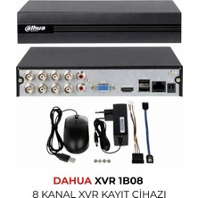 Dahua XVR1B08 8 Kanal Hibrit Kayıt Cihazı Dvr H.265+ HDMI VGA Uzaktan Izleme