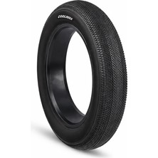 Bisiklet Dünyam Coolride 20X4.00 E-Bike Bisiklet Dış Lastik 3mm Zırhlı Siyah Yanak
