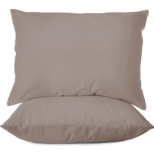 First Choice %100 Pamuk Saten 200 Tc (80 Tel) 2’li Yastık Kılıfı Seti - 50X70 cm