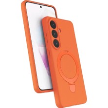 Olinea Galaxy S26 Magsafe Standlı Kapak - Turuncu