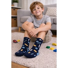 Gigi Giyim Geometrik Desenli Erkek Çocuk Soket Çorap