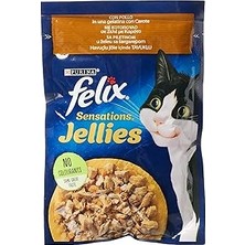 Uravas Store Felix Sensation Tavuk &amp; Havuçlu Yaş Mama (26 x 85 Gr)