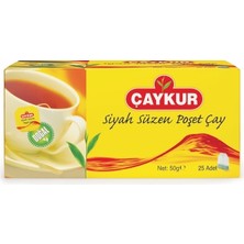  siyah süzen poşet çay 2 gram 25 adet