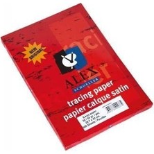 Alex Schoeller Alex Eskiz Kağıdı 50 x 70 500'lü 50/55 gr Kırmızı Renkli Yüksek Kalite Çizim Kağıdı