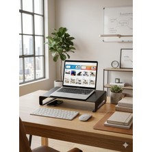 Evigo Monitör Yükseltici Standı Monitör Yükseltici Çok Amaçlı Raf