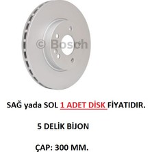 Ön Fren Diski Mercedes Vito W639 W447 V Sınıfı W447 Viano W639 0986479C50 Bosch 1 Adet