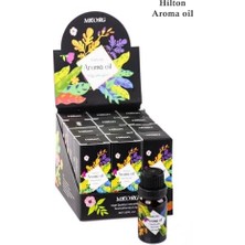 3’lü Esansiyel Uçucu Yağ 3X10ML Hilton Kokulu Buhurdanlık Yağı Set, Difüzör, Banyo ve Oda Kokusu