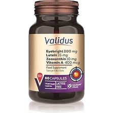 Uravas Store Validus Eyebrigth 880 + Lutein 15 60 Capsules