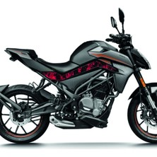 Kaplama Merkezi Cf Moto Nk 250 Duman Kırmızı Orta Sticker Etiket Modeli