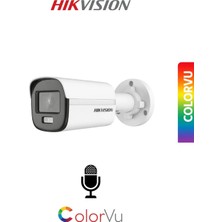 Hikvision Gece Renkli Mikrofonlu Kamera DS-2CE10DF0T-LPFS Colorvu 2mp