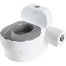 Uravas Store Babyjem Sifon Sesli Klozet Lazımlık Tuvalet Eğitimine Yardımcı, Beyaz