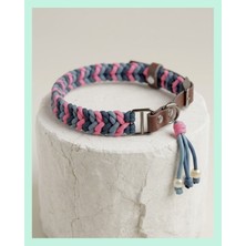 Elar Aksesuar Kişiye Özel Isimli El Yapımı Gerçek Deri Paracord Örgü Köpek Boyun Tasması – Ayarlanabilir & Kişiselleştirilebilir – Örgü Strong 07