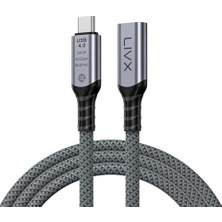 Type C To Type C Usb4.0 240W 40GBPS 8k60hZ Uzatma Kablosu 1 Metre Lcu