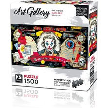 KS Games Ksgames Back To Black 1500 Parça Panaromik Puzzle