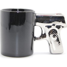 Porselen Silahlı Kupa Bardak