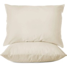 First Choice %100 Pamuk Saten 200 Tc (80 Tel) 2’li Yastık Kılıfı Seti - 50X70 cm