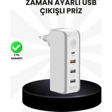 Asiltech Akıllı Zaman Ayarlı Şarj Cihazı Güvenli ve Enerji Tasarruflu