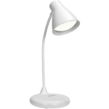 S-Link Sl-M9001 3Aa Pil Ve Usb Destekli Beyaz Masa Üstü 15 Smd Ledli Okuma Lambası