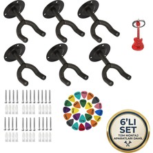 Lastvoice Gds-333 (6X) Gitar Duvar Askısı Standı Aparatı (6'lı Paket)