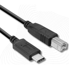 Tkz 4969 Type C To USB Yeni Nesil Printer Yazıcı Tarayıcı Ara Bağlantı Kablosu 1.5metre