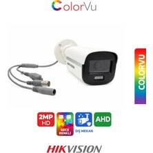 Hikvision DS-2CE10DF0T-PF Gece Renkli Güvenlik Kamerası Colorvu
