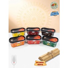 6 Çeşit 300GR. Meyveli Hazır Osmanlı Macunu Seti Çikolata Dahil - 60 Adet Macun Çubuğu Hediyeli