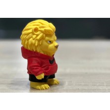 Teknokup Kapüşonlu Modern Aslan Figürü (10CM)