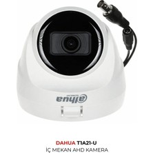 Dahua 2mp Dome Kamera 2.8 mm Lens Gece Görüşlü Güvenlik Kamerası Tüm Mekanlar İçin Su Geçirmez HAC-T1A21-U-0280B