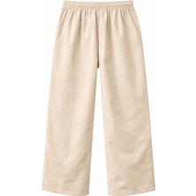 Mixray 4778 Kadın Bol Paça Palazzo Dökümlü Gabardin Pantolon Taş