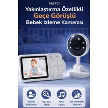 Neffo Yakınlaştırma Özellikli Gece Görüşlü Bebek Izleme Kamerası