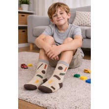 Gigi Giyim Geometrik Desenli Erkek Çocuk Soket Çorap