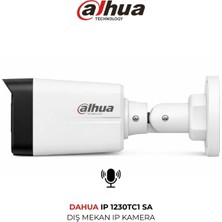 Dahua IPC-HDW1230TC1-SA 2.8mm 2mp Gece Görüşlü Bullet Ip Kamera Sesli