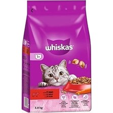 Uravas Store Whiskas Biftekli Havuçlu Yetişkin 3,8 kg