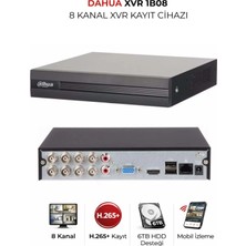 Dahua XVR1B08I-T Dvr 8 Kanal Kamera Kayıt Cihazı Wizsense Akıllı Analiz