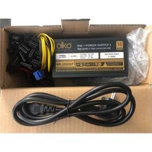 Olko MK-2000SP 2000W 96+ Platınum 16XPCIE (6+2pin) Mınıng Çoklu Power Supply