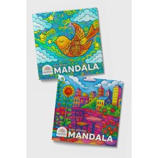 Art Terapi Mandala Yayınları Yetişkinler Için Mandala Boyama Set 2'li